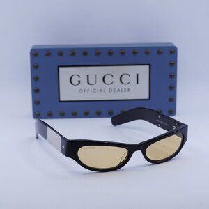 Final Price! Gucci GG1635S 001 Black/Brown Sunglasses